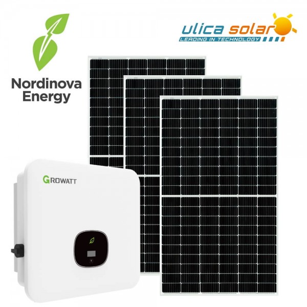 Nordinova Energy komplett napelemrendszer 3 kWp-hoz