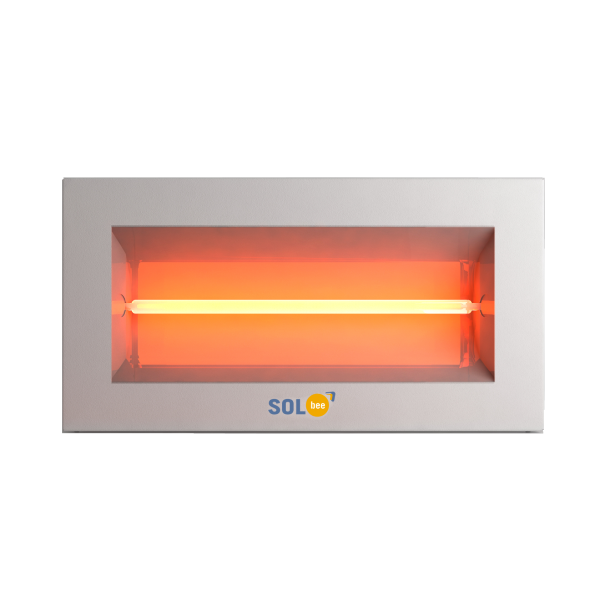 SolBee SBH 15 B halogén infrafűtés - fehér, 1500 W